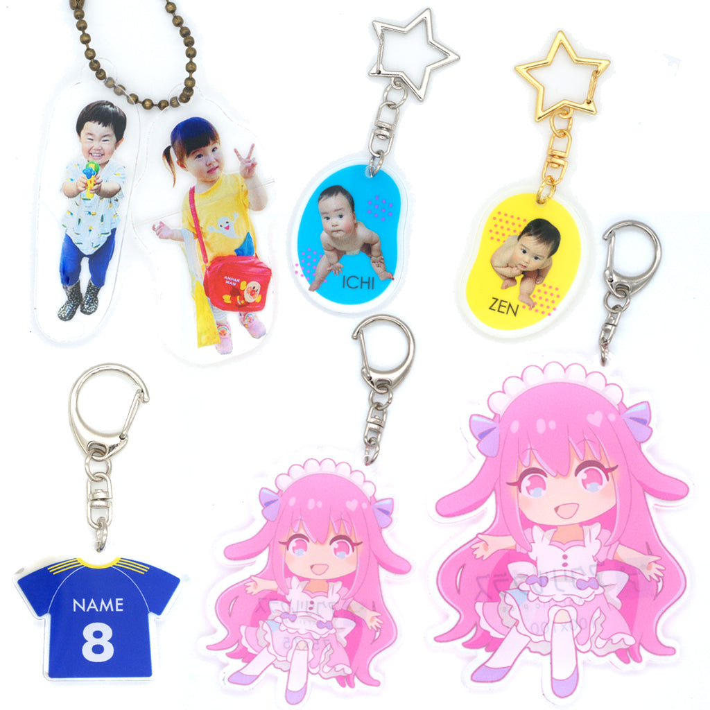 アクリルキーホルダー(75×75mm以内)